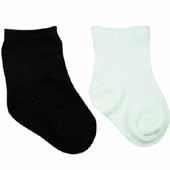 Babysock med bambu svart 17/18
