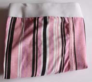 Randig boxerkalsong rosa (xs)
