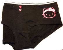 Hallo Kitty, svart (xl)
