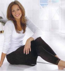 svarta leggings med spets