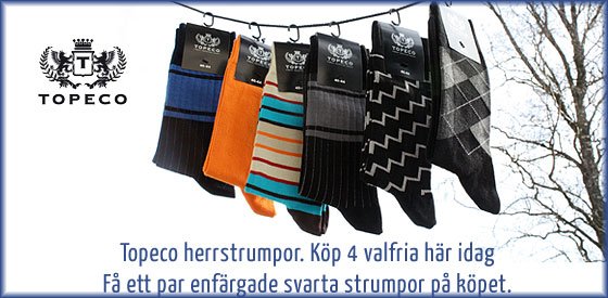 Topeco herrstrumpor