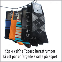 Topeco herrstrumpor